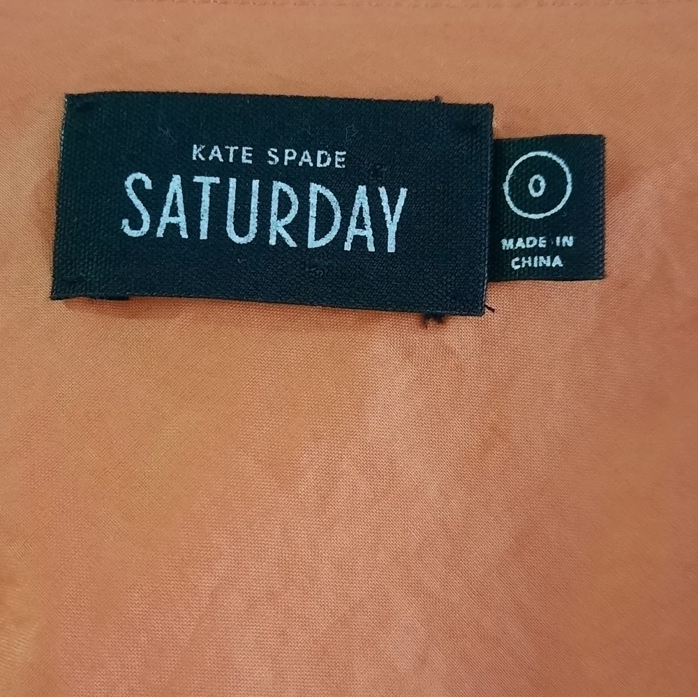 Kate Spade Saturday Open Back Cotton Wrap Dress 0